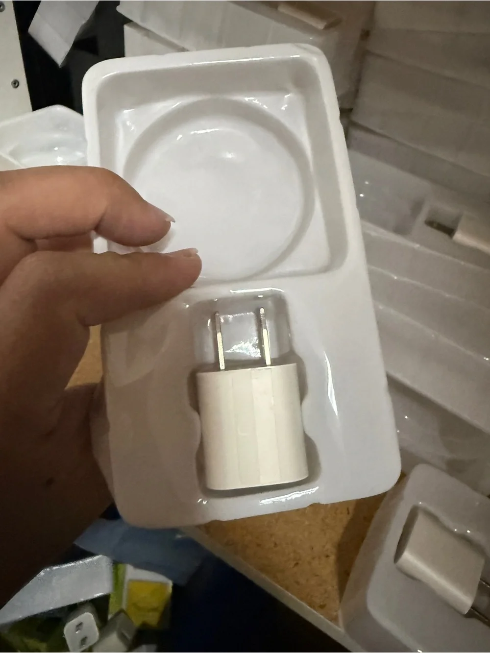 & Other Stories White USB Wall Charger Adapter
